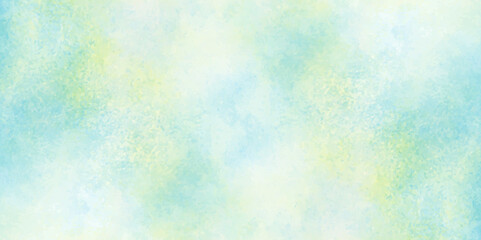 Abstract yellow and blue watercolor background. aquarelle colorful stains on paper. pastel watercolor background. Explosion of colored powder on white texture background.