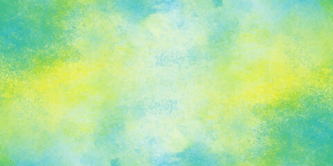 Abstract yellow and blue watercolor background. aquarelle colorful stains on paper. pastel watercolor background. Explosion of colored powder on white texture background.