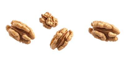 walnuts on transparent background