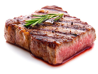 Luxury dinner stake medium rare plate