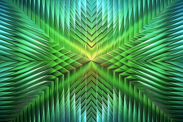 Dynamic Green Texture Abstract Design Radiating Energy Depth