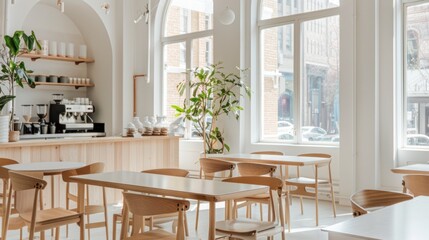 Minimalist Coffee Shop Interior Design