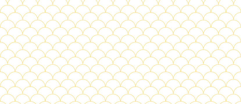 Vector snake skin seamless pattern isolated on transparent background. Fish, mermaid, reptile scale in simple geometric style. Vector print for 2025 Happy New Year symbol of the Snake