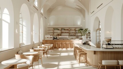 Minimalist Cafe Interior