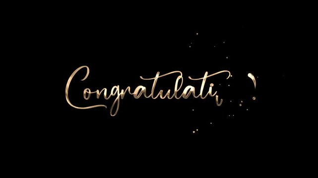 Congratulation Animation