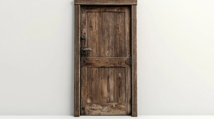 Rustic Wooden Door with Simple Charm