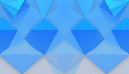 blue background with abstract pattern layers of blue triangle and diamond shapes isolated with white highlights, png