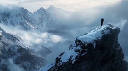 Outdoor, mountain climbing, posters, high-definition