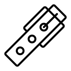 Belt Vector Line Icon Design
