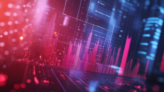 2024 Year, Growing chart of the year, Business growing graph in year 2024, and business analyzing company financial balance, Summary data and long term investment growth target.