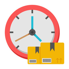 Perfect design icon of delivery time

