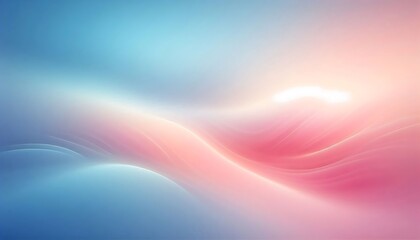 Soft, blurred gradient transitioning between light pink and blue hues,generative ai
