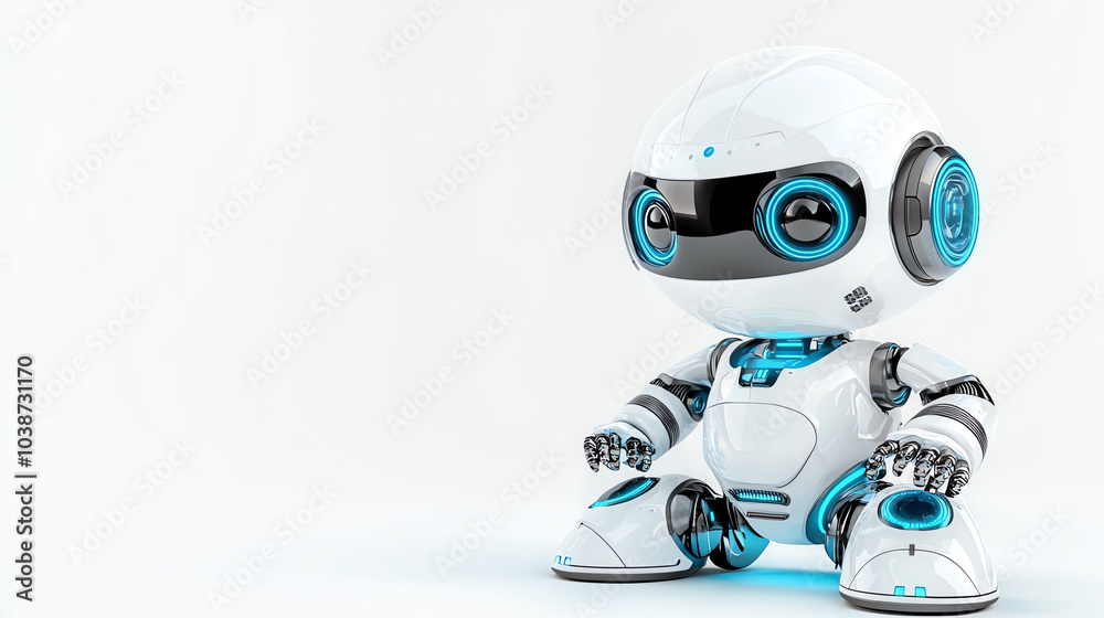 Poster introducing minima the futuristic ai-controlled robotic assistant revolutionizing daily tasks with i