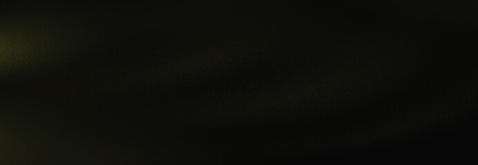 Simple minimalistic dark green abstract background. Wide format.