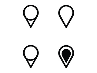 location icon set
