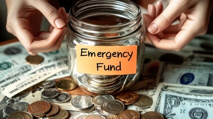 Fototapeta premium Saving for the Future: Emergency Fund