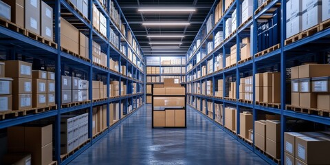 Fototapeta premium Businesses use computers to store and manage digital files, like documents and data. This includes using software for online document storage, databases, and security systems to protect information.