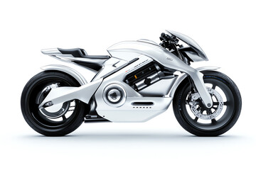 Fototapeta premium Futuristic electric bike design a sleek vision of sustainable transport innovation
