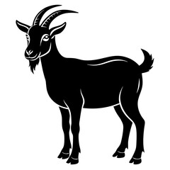 Goat vector silhouette 