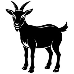 Goat vector silhouette 