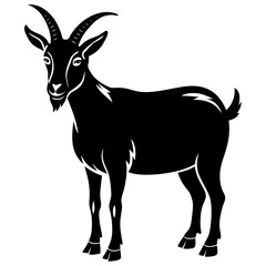 Goat vector silhouette 