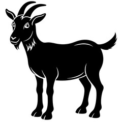 Goat vector silhouette 