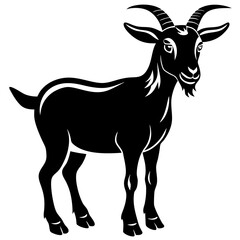 Goat vector silhouette 