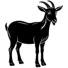 Goat vector silhouette 
