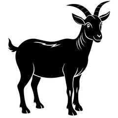 Goat vector silhouette 