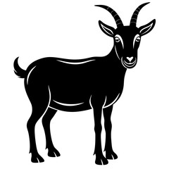 Goat vector silhouette 