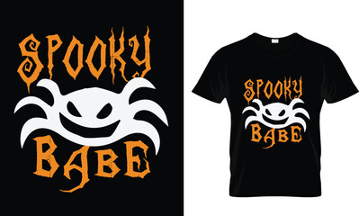 spooke babe t shirt design 