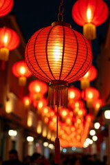 vibrant lanterns illuminate china town chinese new year celebrations every year slowly
