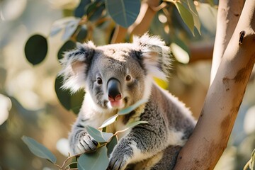 Obraz premium koala in tree