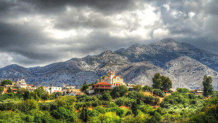 Dorfansicht auf Kreta
