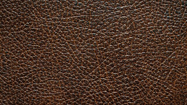 brown faux leather with visible details. background