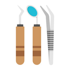 A beautiful design icon of surgical tools

