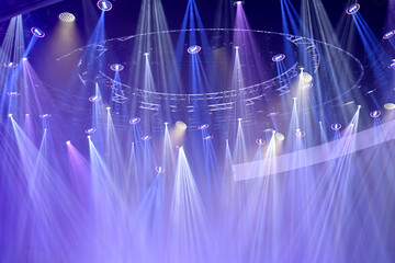 light, night, spotlight, stage, design, concert, technology, music, projector, lamp, club, 3d, space, digital, blue, show, party, business, illustration, dark, theater, interior, bright, disco, art