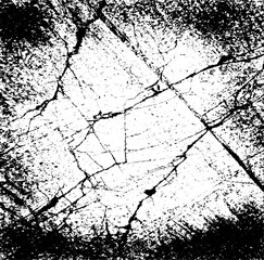 Scratched Grunge Urban Background Texture Vector. Dust Overlay Distress Grainy Grungy Effect. Distressed Backdrop Vector Illustration. Isolated Black on White Background. EPS 10.