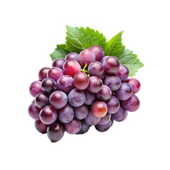 Fototapeta premium Fresh grape, isolated on a transparent background