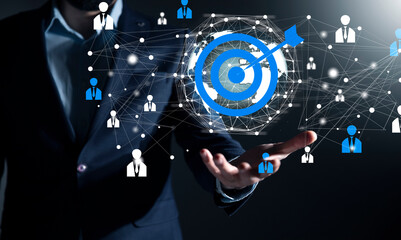 Population sampling for business research, concept