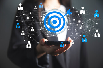 Population sampling for business research, concept