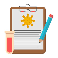 Trendy design icon of prescription

