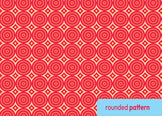 rounded seamless pattern