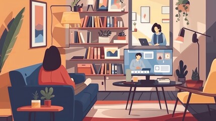 Engaging Virtual Learning Session with Students