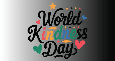 World Kindness Day Social Media Post Banner Vector Art Illustration