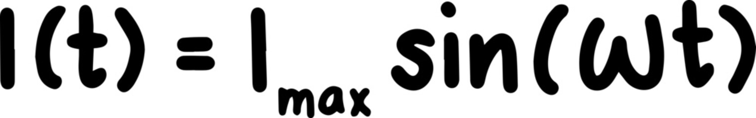 alternating current Equations electrical physics formula