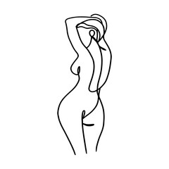 Woman Line Drawing
