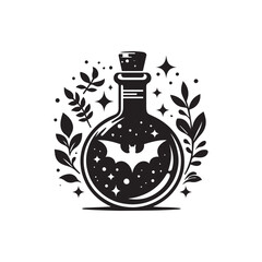 Potion silhouette vector style symbol illustration