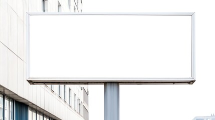 Fototapeta premium Blank billboard on city street.