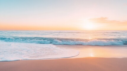 Peaceful Sunset Over the Ocean